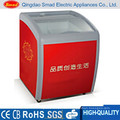 500/700L big capacity supermarket sale top open door deep type display deep chest freezer